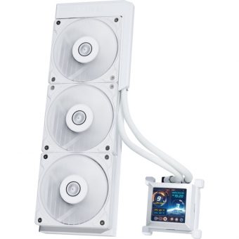 Lian Li HydroShift LCD 360S Performance CPU Liquid Cooler White G89.GHSLCD36SW.00