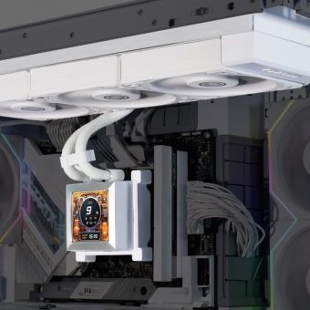 Lian Li HydroShift LCD 360S Performance CPU Liquid Cooler White G89.GHSLCD36SW.00 - Image 4