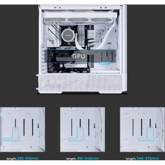 Lian Li Lancool 207 Mesh A-RGB Midi Tower Tempered Glass White G99.LAN207RW.00 - Image 8