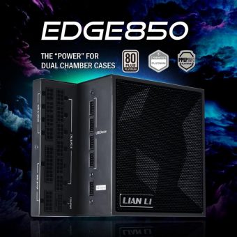 Lian Li EDGE EG0850 850w 12cm Fan 80+ Platinum PCIe 5.1 ATX 3.1 Black G9P.EG0850.BE00 - Image 2