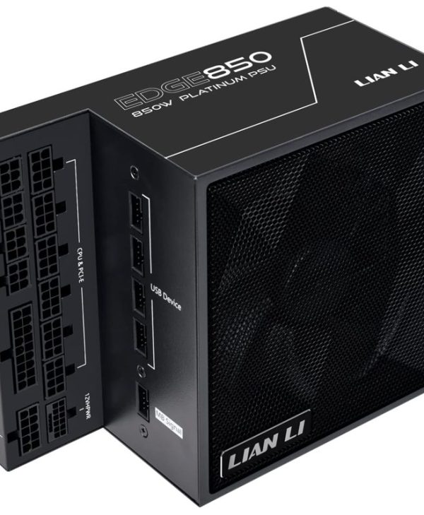 Lian Li EDGE EG0850 850w 12cm Fan 80+ Platinum PCIe 5.1 ATX 3.1 Black G9P.EG0850.BE00