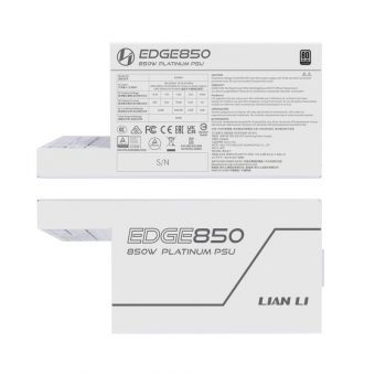 Lian Li EDGE EG0850 850w 12cm Fan 80+ Platinum PCIe 5.1 ATX 3.1 White G9P.EG0850.WE00 - Image 5