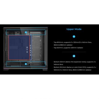 Lian Li O11 Dynamic EVO RGB Midi Tower Tempered Glass Black G99.O11DERGBX.00 - Image 12