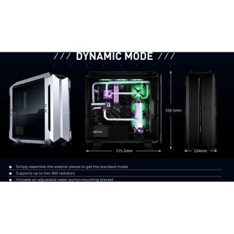 Lian Li Odyssey X Convertible Full Tower Tempered Glass Black TR-01X - Image 15
