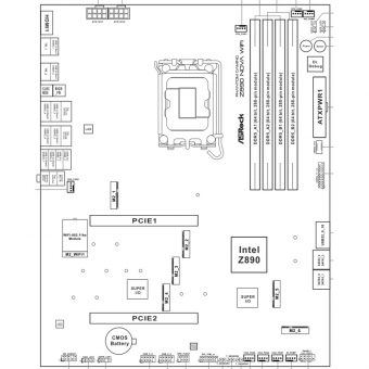ASRock Z890 Nova WiFi 90-MXBPS0-A0UAYZ - Image 11