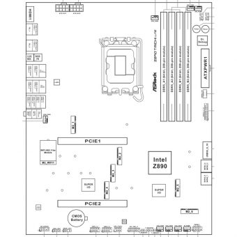 ASRock Z890 Taichi Lite 90-MXBPQ0-A0UAYZ - Image 11