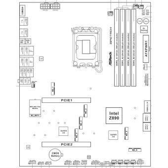 ASRock Z890 Taichi 90-MXBPR0-A0UAYZ - Image 11