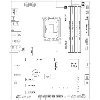 ASRock Z890 Pro RS 90-MXBP10-A0UAYZ - Image 8