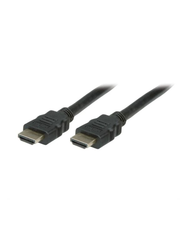 Secomp Video Cable HDMI 2.0 Ethernet 4K 60Hz / FHD 120HZ Male – Male 1m Black S3700-10