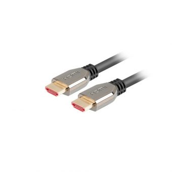 Lanberg Video Cable HDMI 2.1  8K 60Hz 48 Gbps   Male - Male 1.8m Black CA-HDMI-30CU-0018-BK - Image 3
