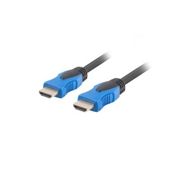 Lanberg Video Cable HDMI 2.0  4K 60Hz / 4K 144HZ Male - Male 1m Black CA-HDMI-20CU-0010-BK - Image 2