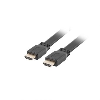 Lanberg Video Cable HDMI 2.0  18 Gbps   Male - Male 5m Black CA-HDMI-21CU-0050-BK - Image 2