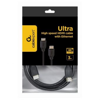 Cablexpert Video Cable HDMI 2.1  8K 60Hz Male - Male 3m Black CC-HDMI8K-3M