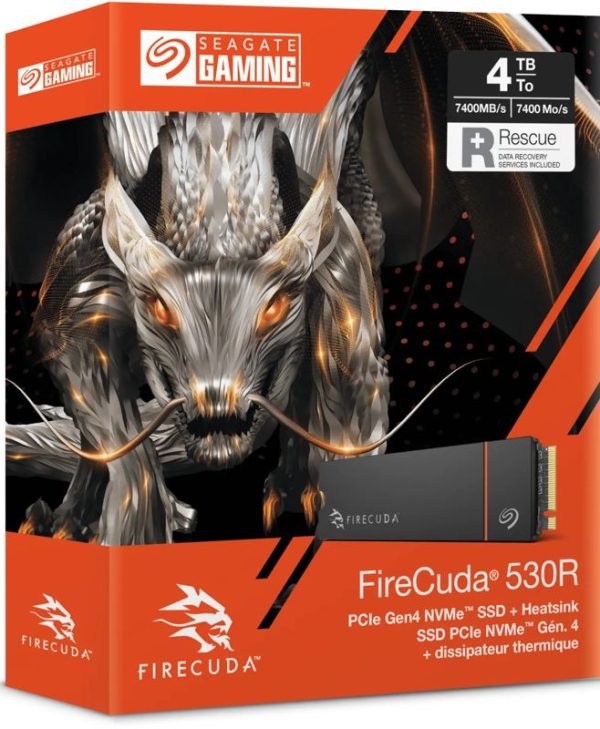 Seagate Firecuda 530R HS 4TB M.2 NVMe 2.0 2280 PCIe Gen4.0x4 ZP4000GM3A073