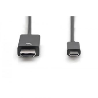 Digitus Video Cable USB-C 3.0 to HDMI Male – Male 2m Black AK-300330-020-S - Image 2