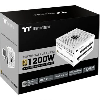 Thermaltake ToughPower GF A3 Snow 1200W 12cm Fan Fully-Modular 80+ Gold White PCIe 5.0 PS-TPD-1200FNFAGE-N - Image 10