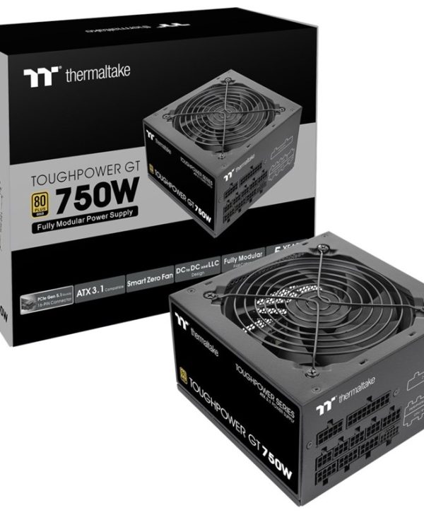 Thermaltake ToughPower GT 750W 12cm Fan Fully-Modular 80+ Gold Black PCIe 5.0 PS-TPT-0750FNFAGE-3