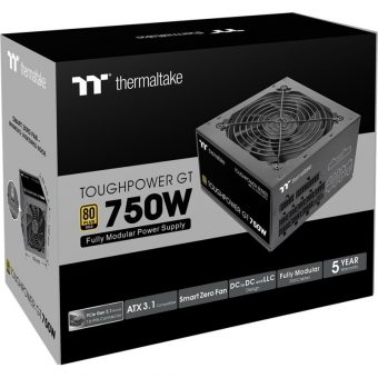 Thermaltake ToughPower GT 750W 12cm Fan Fully-Modular 80+ Gold Black PCIe 5.0 PS-TPT-0750FNFAGE-3 - Image 10