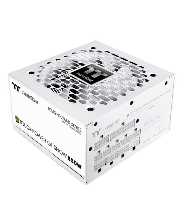 Thermaltake ToughPower GT Snow 850W 12cm Fan Fully-Modular 80+ Gold White PCIe 5.0 PS-TPT-0850FNFAGE-W