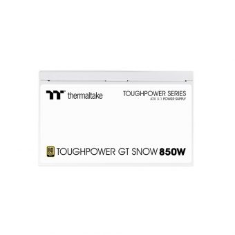 Thermaltake ToughPower GT Snow 850W 12cm Fan Fully-Modular 80+ Gold White PCIe 5.0 PS-TPT-0850FNFAGE-W - Image 6