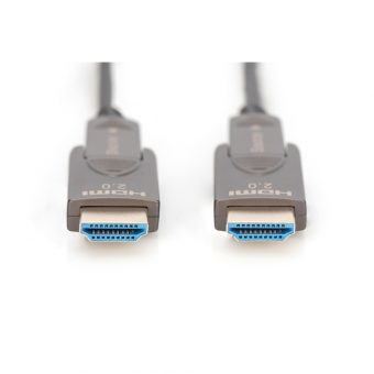Digitus Video Cable HDMI 2.0 to HDMI 2.0 Male – Male With Removable Plugs 30m Black AK-330127-300-S - Image 2