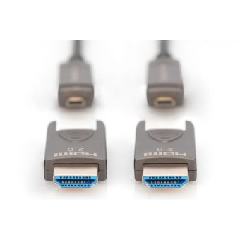 Digitus Video Cable HDMI 2.0 to HDMI 2.0 Male – Male With Removable Plugs 30m Black AK-330127-300-S - Image 4