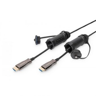 Digitus Video Cable HDMI 2.0 to HDMI 2.0 Male – Male With 15m Black AK-330130-150-S