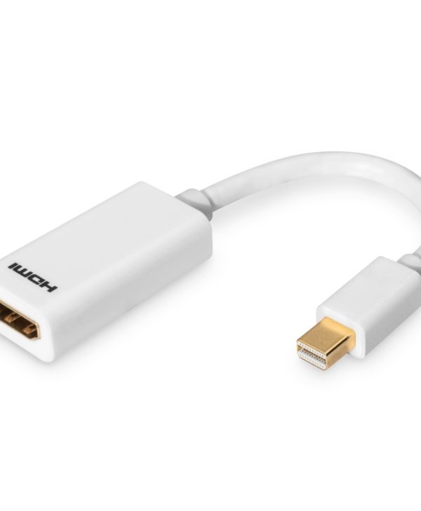 Digitus Converter HDMI Female to Mini DisplayPort Male Video Adapter 0,15m White AK-340411-001-W