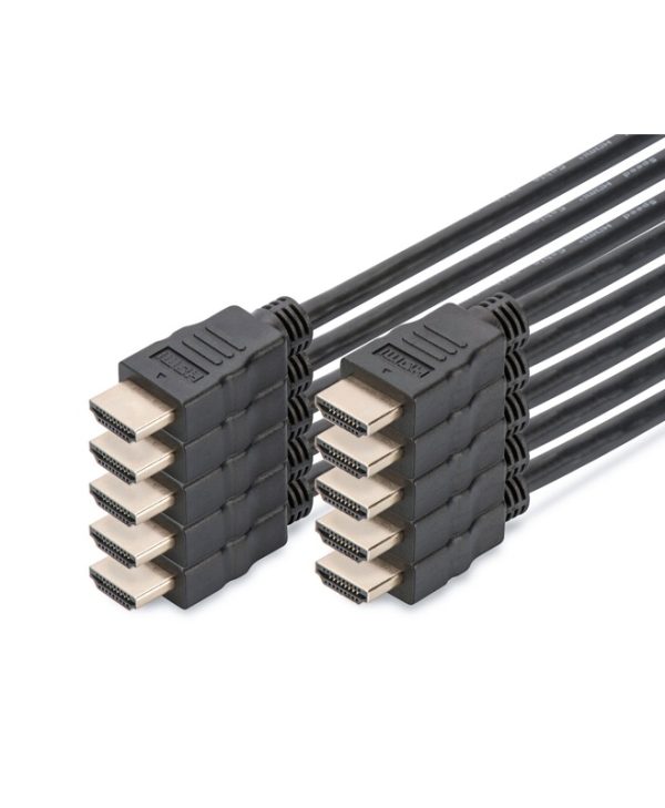 Digitus Video Cable HDMI to HDMI Male – Male 2m Black 10 pcs AK-990920-020-S