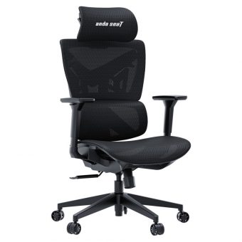 AndaSeat X-Air Mega XL Gaming Chair Mesh Fabric Black AD-WY-01-BBB - Image 2