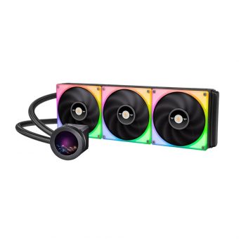 Thermaltake Toughliquid Ultra 420 RGB LCD AIO Liquid Cooler Black CL-W370-PL14SW-A