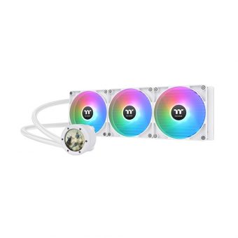 Thermaltake TH420 V2 Ultra LCD ARGB Sync Snow Edition AIO Liquid Cooler White CL-W407-PL14SW-A