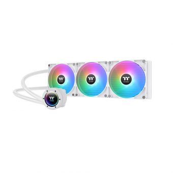 Thermaltake TH420 V2 ARGB Sync Snow Edition AIO Liquid Cooler White CL-W378-PL14SW-A
