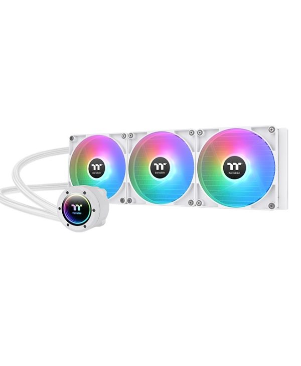 Thermaltake TH420 V2 ARGB Sync Snow Edition AIO Liquid Cooler White CL-W378-PL14SW-A