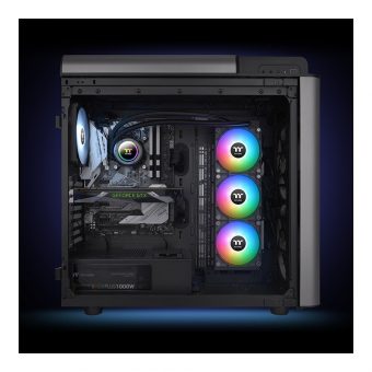 Thermaltake TH360 V2 ARGB Sync AIO Liquid Cooler Black CL-W362-PL12SW-A - Image 6