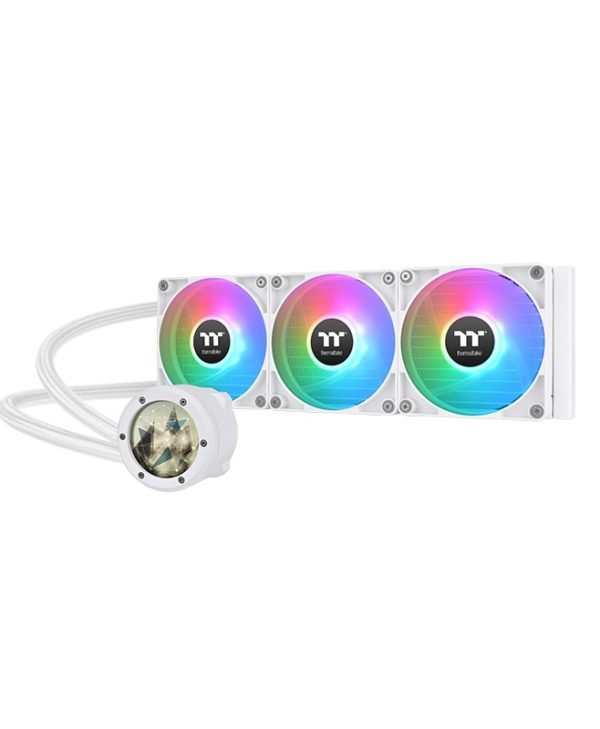 Thermaltake TH360 V2 Ultra LCD ARGB Sync Snow Edition AIO Liquid Cooler White CL-W405-PL12SW-A