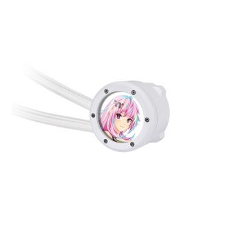 Thermaltake TH360 V2 Ultra EX LCD ARGB Sync Snow Edition AIO Liquid Cooler White CL-W426-PL12SW-A - Image 2