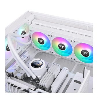 Thermaltake TH360 V2 Ultra EX LCD ARGB Sync Snow Edition AIO Liquid Cooler White CL-W426-PL12SW-A - Image 6