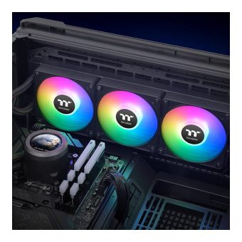 Thermaltake TH360 V2 Ultra EX LCD ARGB Sync AIO Liquid Cooler Black CL-W415-PL12SW-A - Image 6