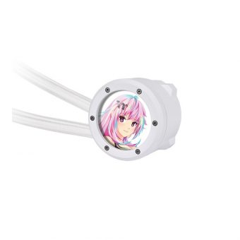 Thermaltake TH280 V2 Ultra EX LCD ARGB Sync Snow Edition AIO Liquid Cooler White CL-W427-PL14SW-A - Image 2