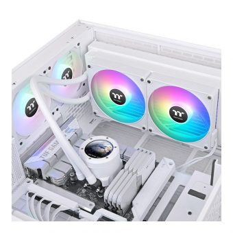 Thermaltake TH280 V2 Ultra EX LCD ARGB Sync Snow Edition AIO Liquid Cooler White CL-W427-PL14SW-A - Image 6