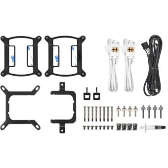 Thermaltake TH280 V2 Ultra EX LCD ARGB Sync Snow Edition AIO Liquid Cooler White CL-W427-PL14SW-A - Image 8
