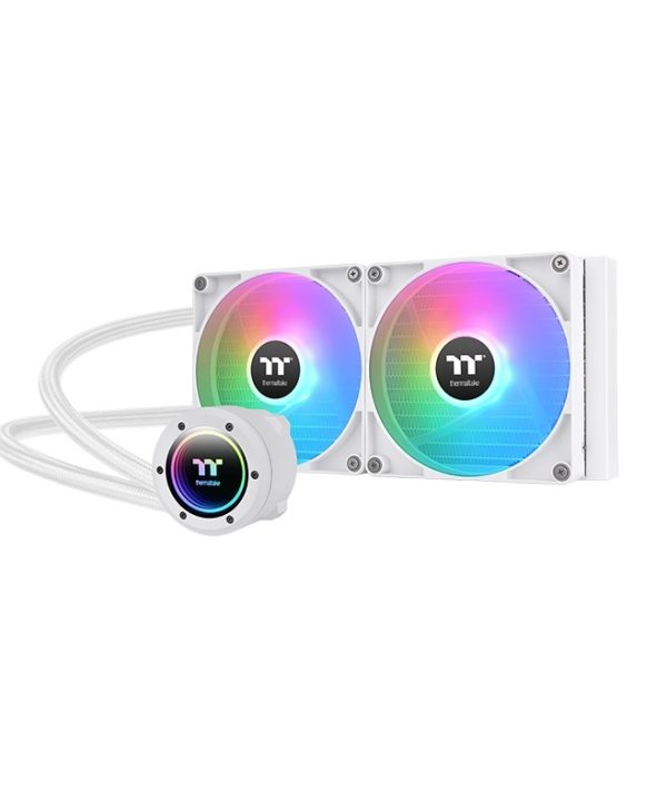 Thermaltake TH280 V2 ARGB Sync Snow Edition AIO Liquid Cooler White CL-W377-PL14SW-A