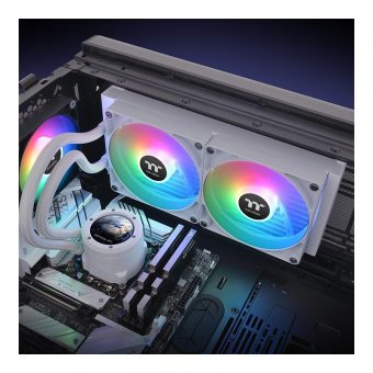Thermaltake TH280 V2 Ultra LCD ARGB Sync Snow Edition AIO Liquid Cooler White CL-W406-PL14SW-A - Image 7