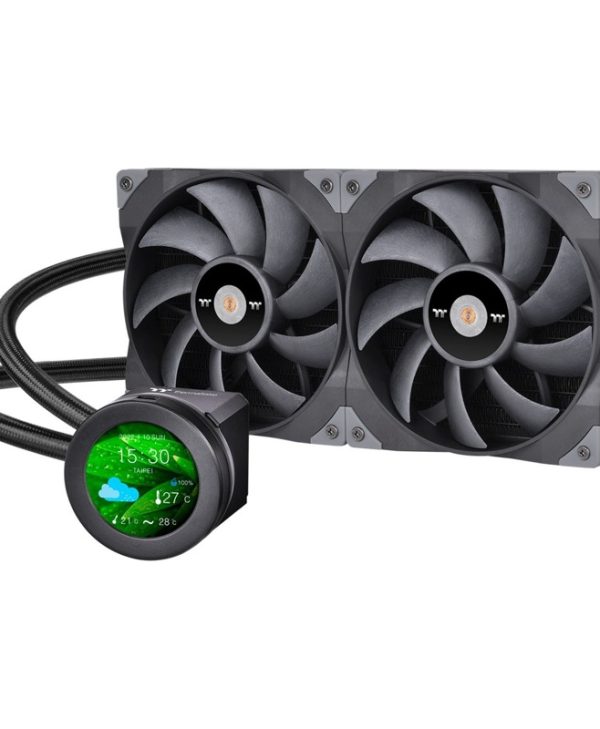Thermaltake Toughliquid Ultra 280 LCD AIO Liquid Cooler Black CL-W374-PL14BL-A