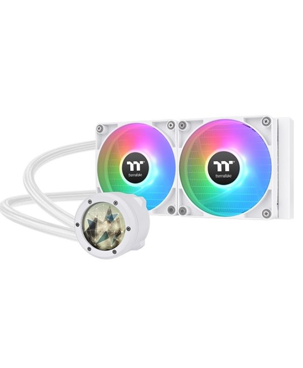 Thermaltake TH240 V2 Ultra LCD ARGB Sync Snow Edition AIO Liquid Cooler White CL-W404-PL12SW-A