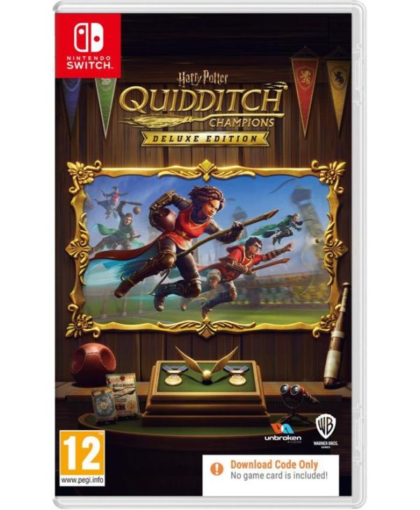 Harry Potter: Quidditch Champions - Deluxe Edition (Code in a Box) – Nintendo Switch