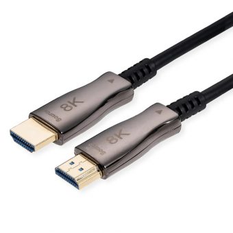Value Video Cable HDMI to HDMI Male-Male 8k 60Hz (Fiber AOC) 50m Black 14.99.3487-1