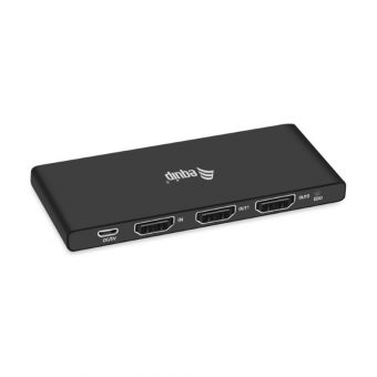 Equip 2 Port HDMI 2.0 Splitter Ultra Slim 4K/60Hz 332716 - Image 2