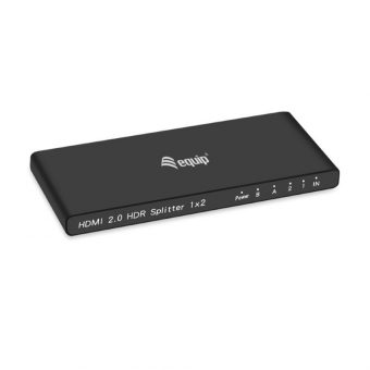 Equip 2 Port HDMI 2.0 Splitter Ultra Slim 4K/60Hz 332716 - Image 3